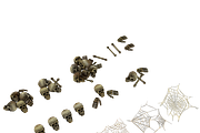Halloween Cemetery Set, an Environmental 3D Model by 3Dfancy (Thumbnail 11 of 12)
