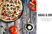 Pizza Scene Creator, a Product Mockup by alexandeerco (Thumbnail 3 of 10)