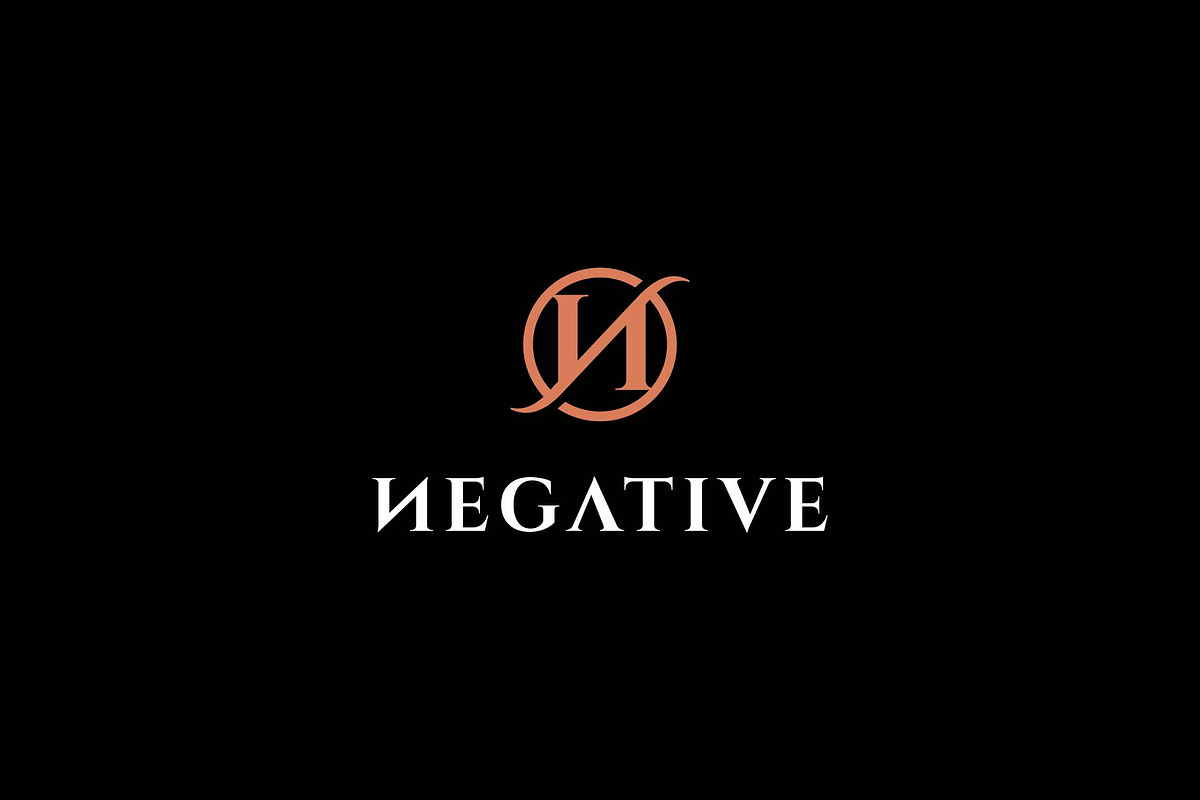 negative logotype, a Branding & Logo Template by ZHR Creative