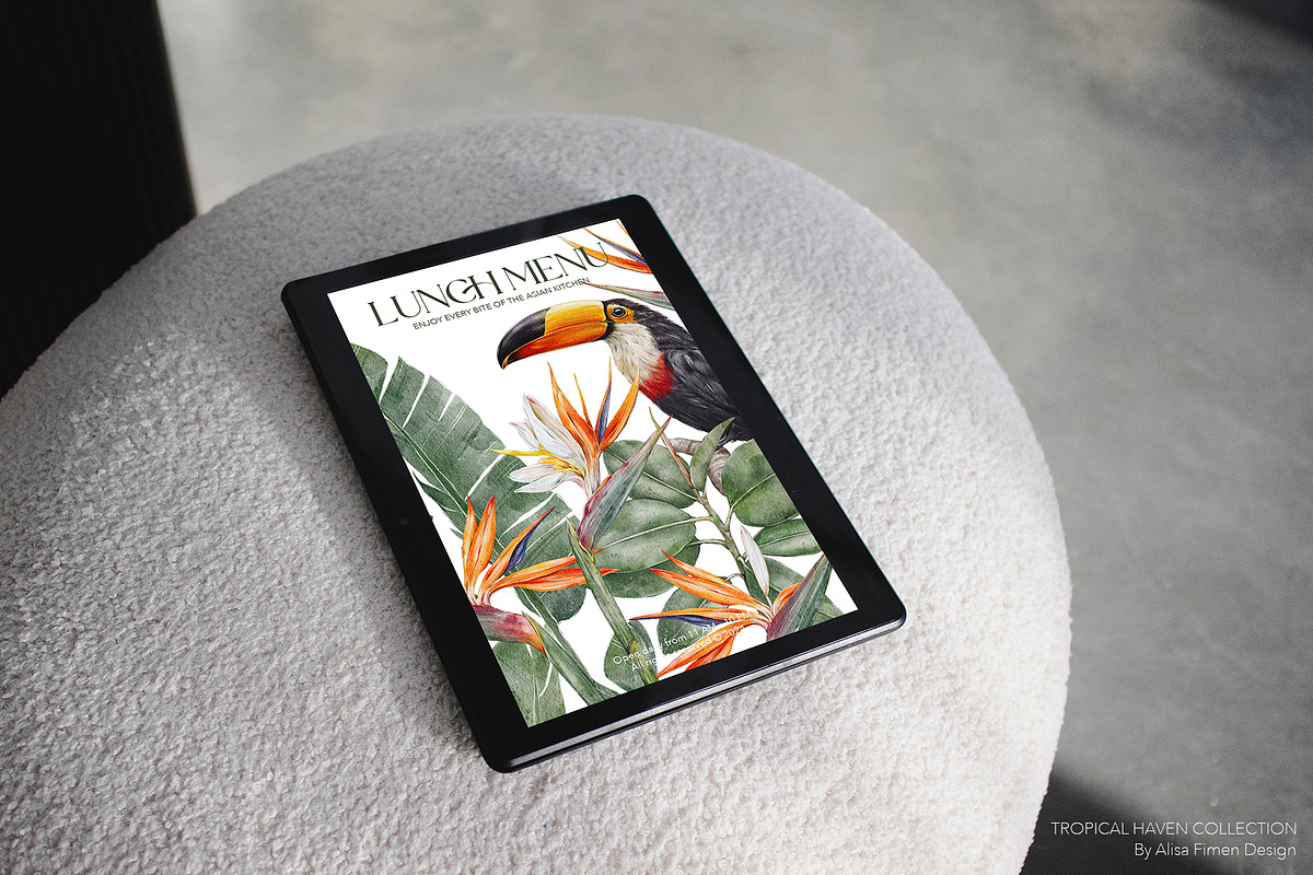 Tropical Haven I Premium Collection, a Pattern Graphic by Alisa Fimen Design (Photo 7 of 11)