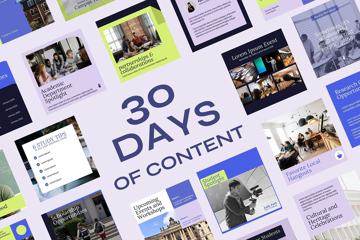 Academia | Higher Education Template, a Social Media Template by Artfullyours (Photo 7 of 11)