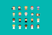 100 Pixel Art Characters - 2, an Icon by chewkotski (Thumbnail 2 of 6)