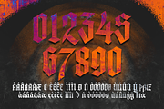 Dark Heritage – Modern Blackletter, a Blackletter Font by Almarkhatype (Thumbnail 8 of 11)