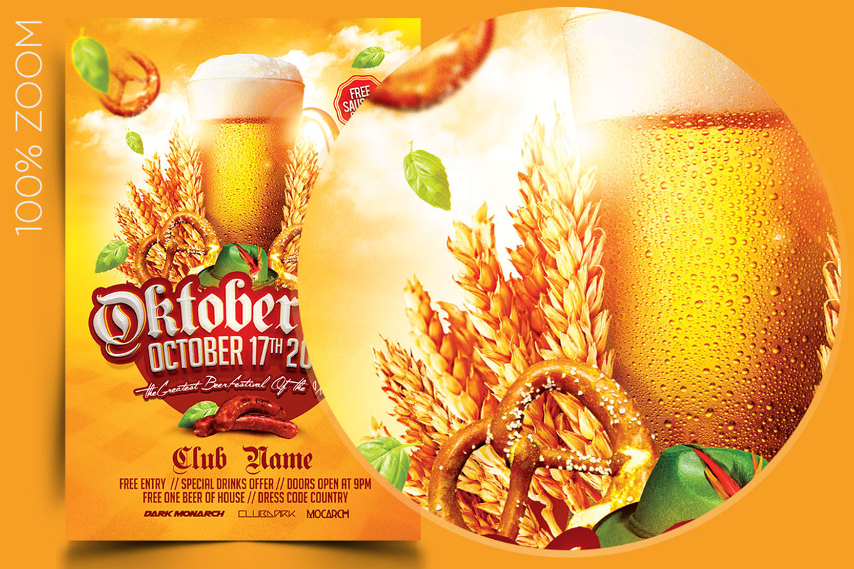 Oktoberfest Flyer, a Flyer Template by darkmonarch (Photo 2 of 3)