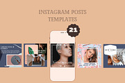 Instagram Post Templates - Canva, a Social Media Template by CreativeBurger (Thumbnail 3 of 3)