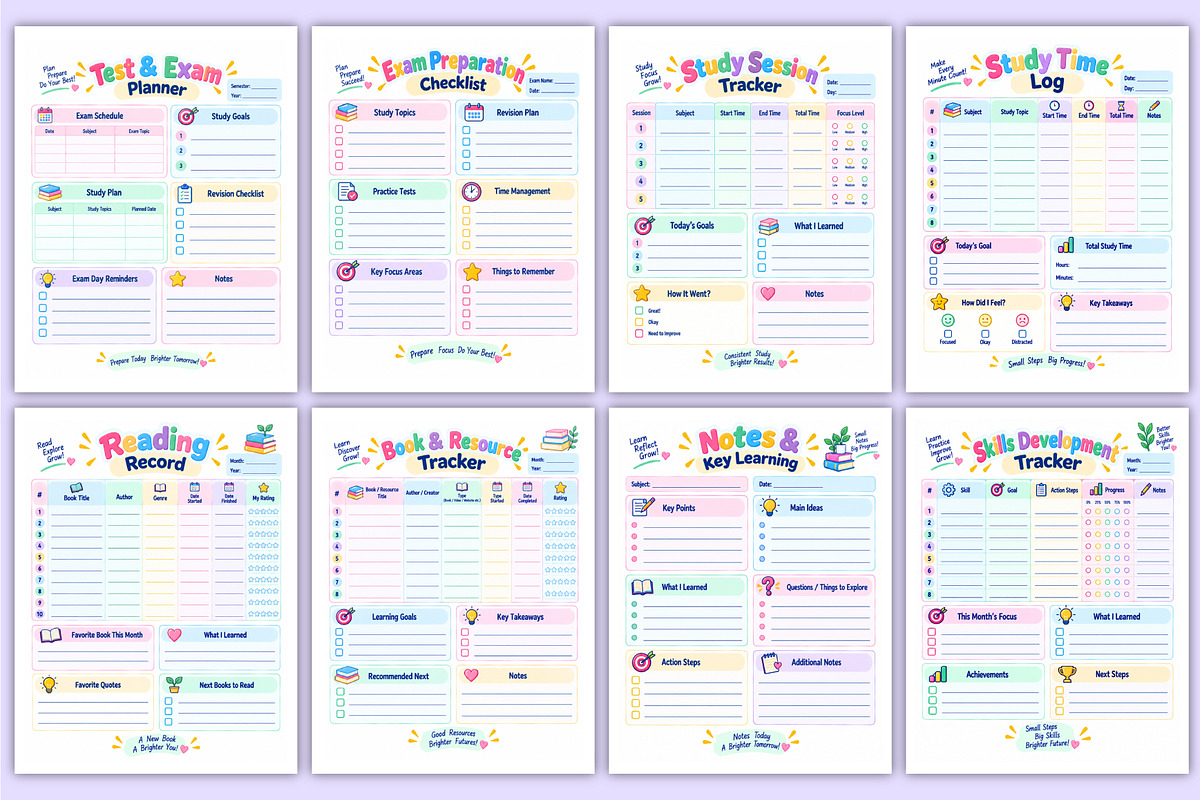 2027 Student Learning Record Book, a Stationery Template by Mustafiz (Photo 4 of 4)