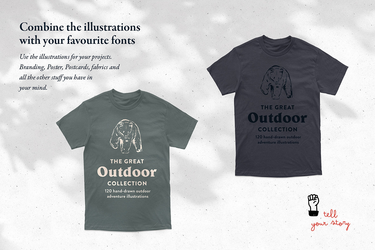 Outdoor Camping vector Illustrations, a Decorative Illustration by dicreate (Photo 10 of 16)