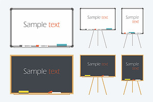 Empty Whiteboard, a Background Graphic by Volyk