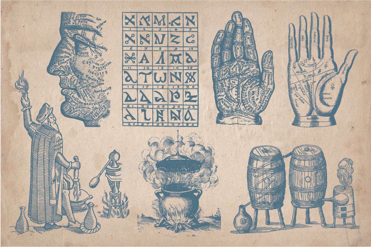 Vintage Illustrations - Alchemy, an Illustration by Mr Vintage (Photo 4 of 5)