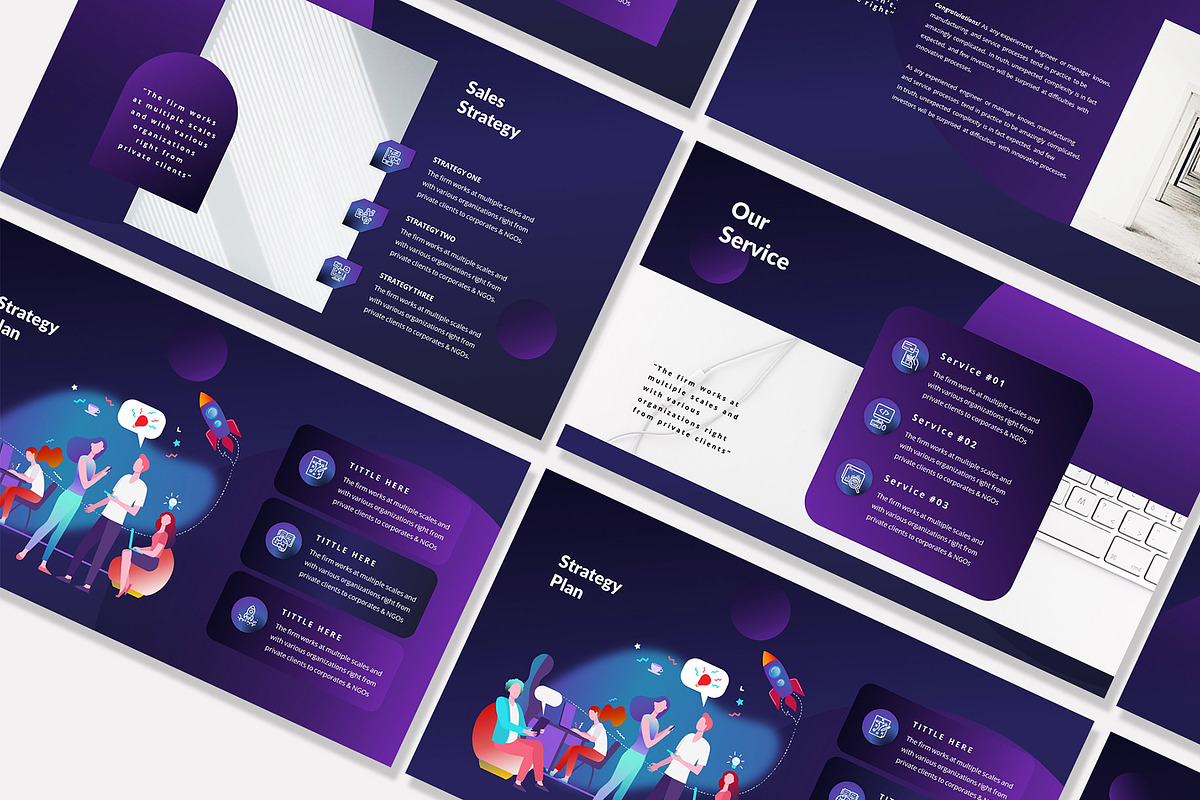 Corporate Pitch Deck Powerpoint, a Presentation Template by temphall (Photo 6 of 8)