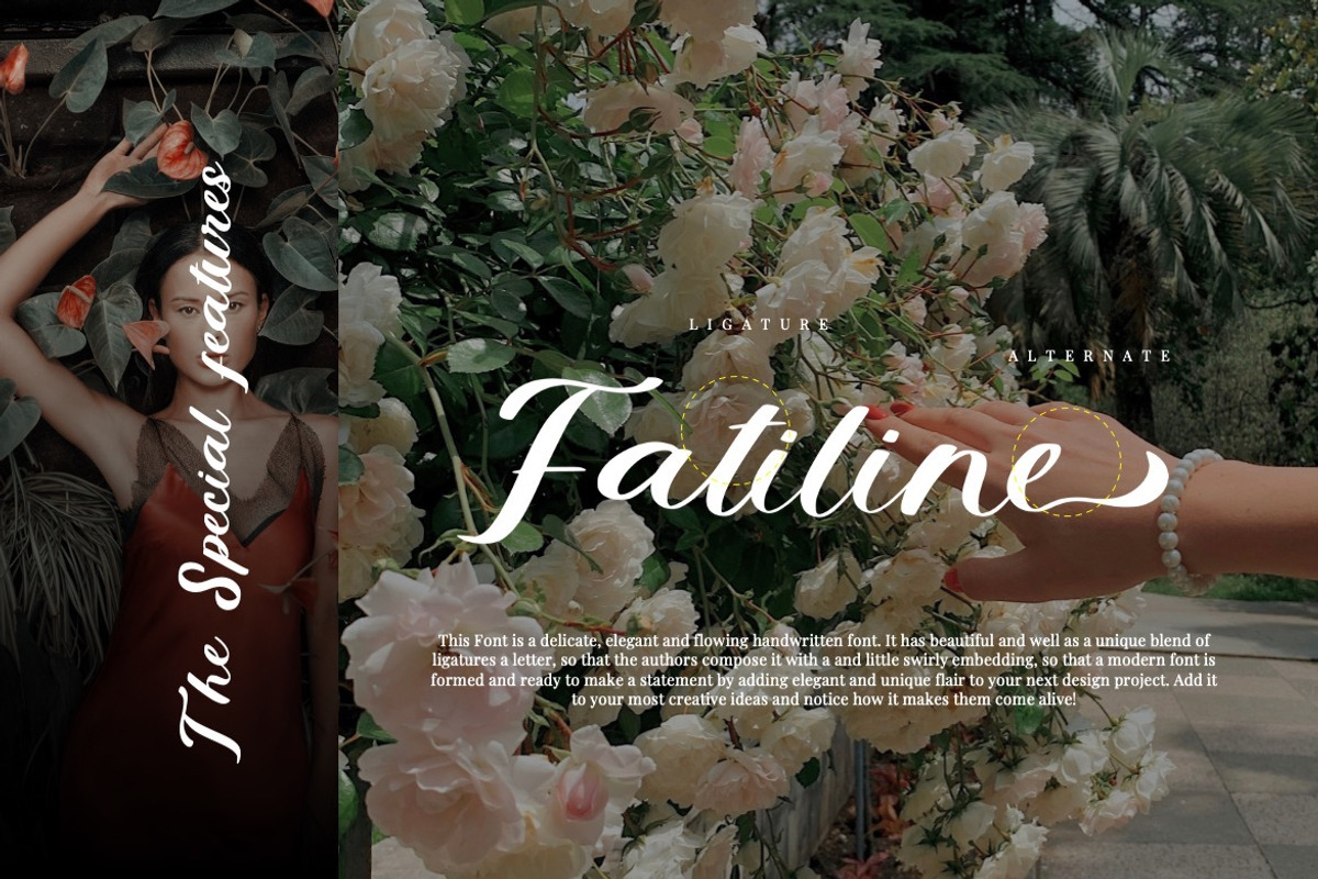 Thalline - Classic Script Font, a Script Font by Dhabee (Photo 8 of 15)