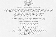 Straight Neckline - Font, a Script Font by Arendxstudio (Thumbnail 5 of 10)