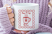 Christmas Cup Stamp PNG, an Illustration by Daily.Designs (Thumbnail 5 of 6)