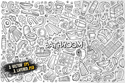 Bathroom Objects & Elements Set, an Object Graphic by BALABOLKA (Thumbnail 3 of 4)