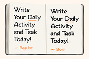 Banda Note - Handwritten Marker Note, a Handwritten Font by Afkari Studio (Thumbnail 8 of 19)
