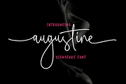 Augustine Signature, a Script Font by Meutuwah (Thumbnail 1 of 6)