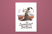 Watercolor Mountain Dragon Flyer, a Flyer Template by ashenterprise (Thumbnail 1 of 6)