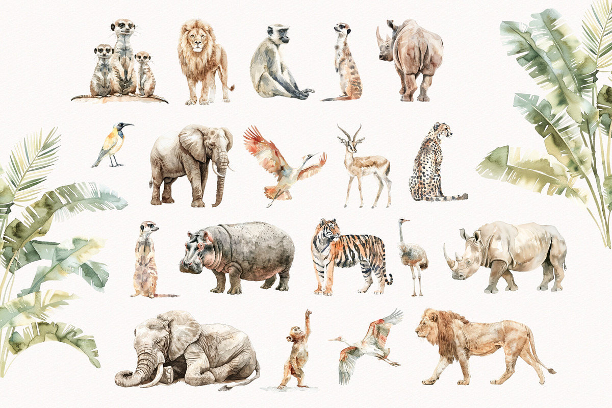 Safari Story, an Animal Illustration by PeDe Designs (Photo 3 of 15)