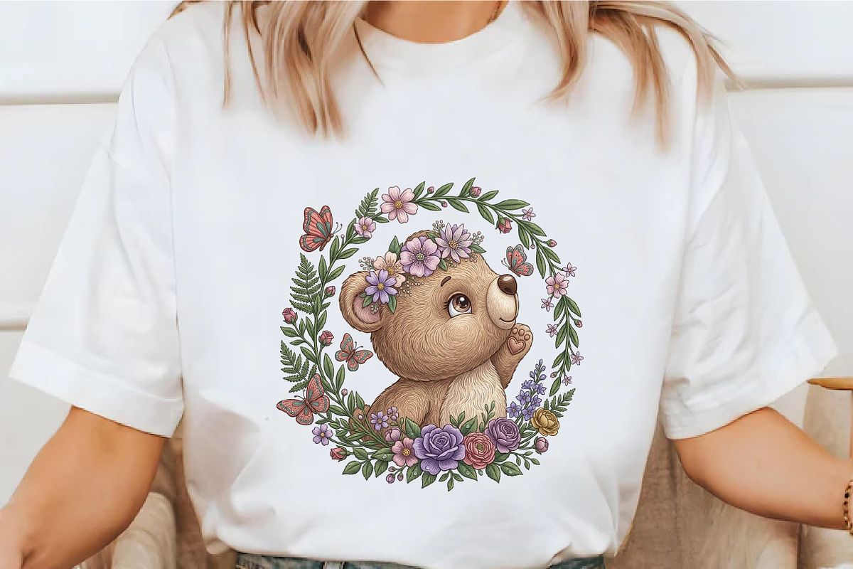 Cute Teddy Bear Sublimation Design, an Illustration by designcity5 (Photo 4 of 4)