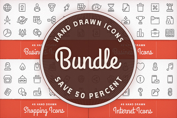 Hand Drawn Icons Bundle