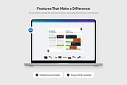 Fintech Banking Annual Report Brochu, a Brochure Template by trabaskriya (Thumbnail 3 of 6)