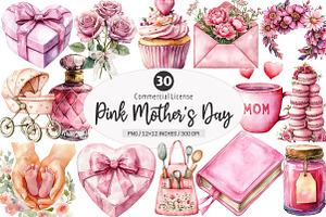 Pink Mother's Day PNG, an Illustration by SinaCreation