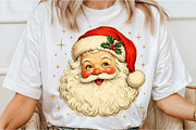 Vintage Santa Claus Christmas PNG, a Seasonal Illustration by Canvas Craft (Thumbnail 3 of 6)