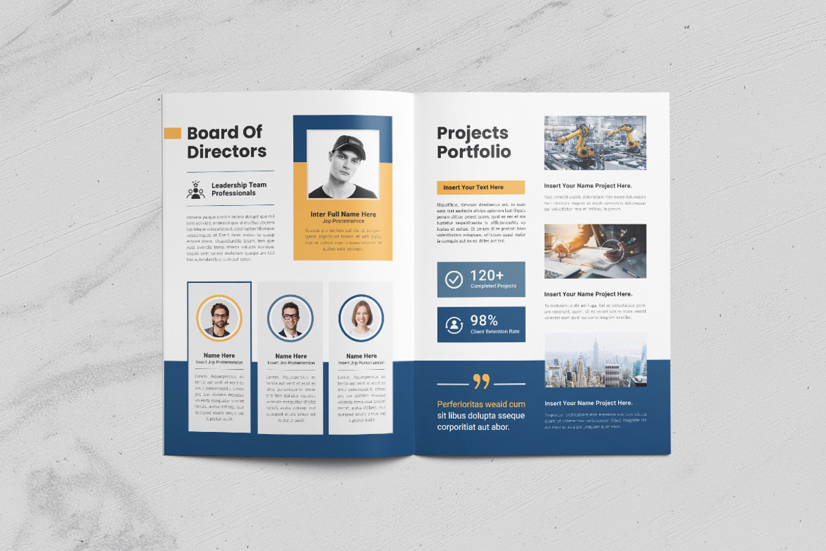 Company Profile | Corporate Brochure, a Brochure Template by Creativity-Design (Photo 4 of 6)