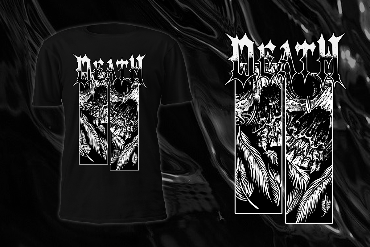 MASK DEATH, a Blackletter Font by dansdesign (Photo 2 of 6)