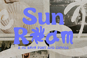 Sunroam Bold Retro Symbols Font Duo, a Font by Laras Wonderland (Thumbnail 1 of 12)