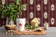 Autumn lace patterns Vector, a Pattern Graphic by Tani Kuzminka (Thumbnail 8 of 24)