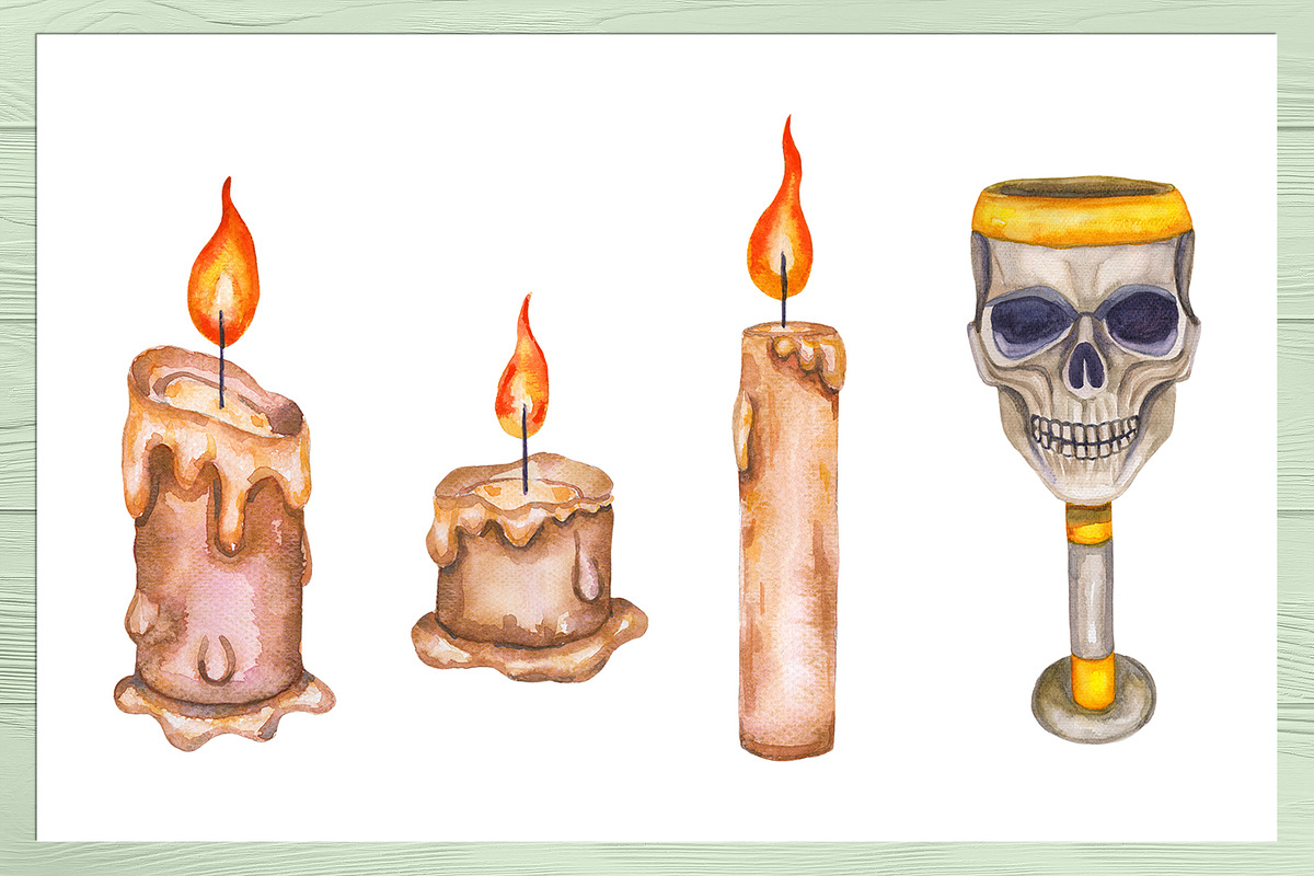 Magic, witchcraft, and Halloween, an Education Illustration by Olha's watercolor (Photo 9 of 19)
