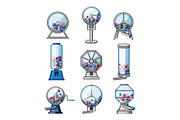 Collection of lottery ball machines, an Object Graphic by pikepicture (Thumbnail 1 of 3)