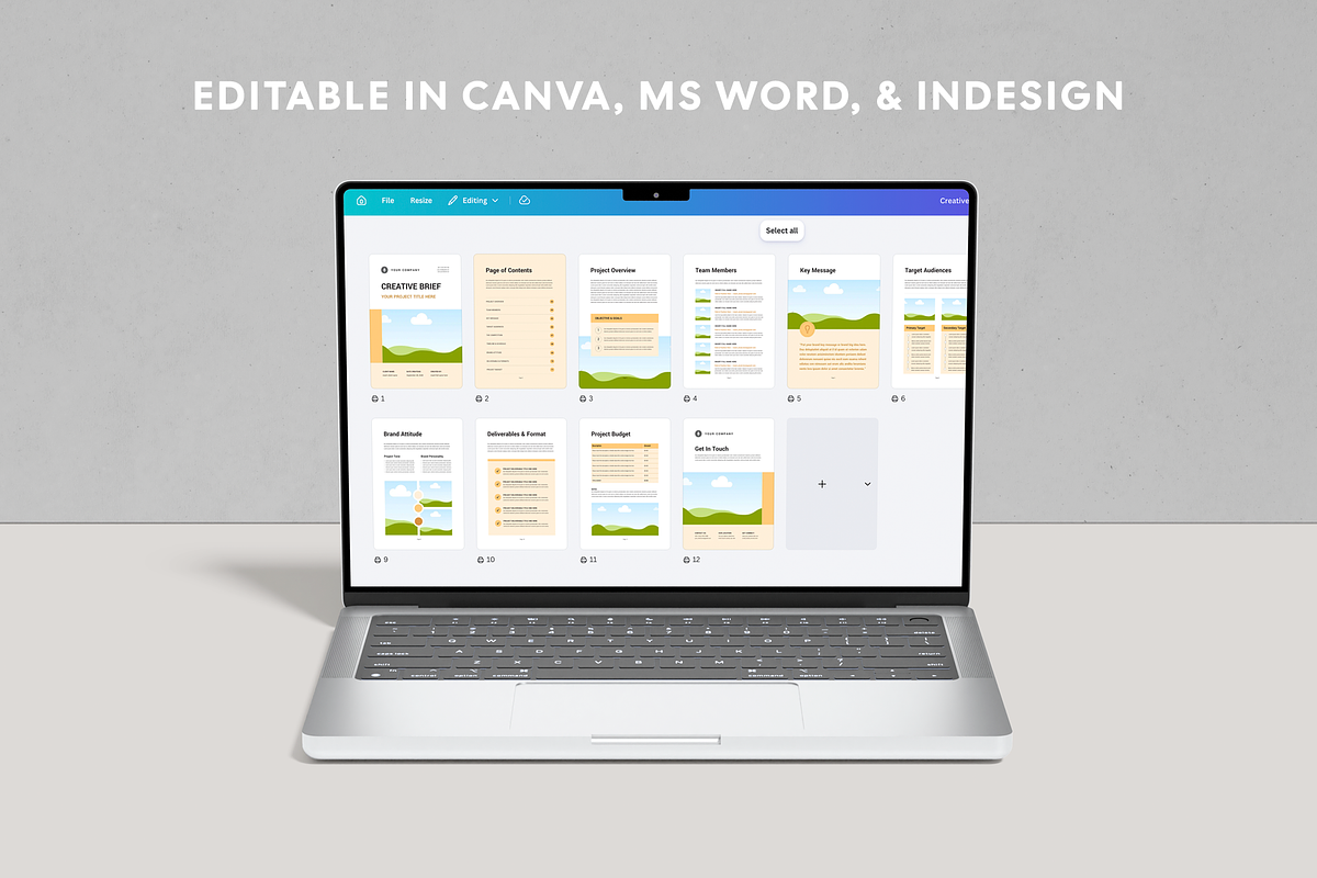 Creative Brief | Canva, Word, INDD, a Brochure Template by Leaflove (Photo 9 of 9)