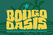 Bongo Oasis | Freaki Tiki Font, a Handwritten Font by Bend Industries (Thumbnail 2 of 10)