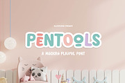 PENTOOLS - Display Font, a Font by Olexstudio (Thumbnail 1 of 10)
