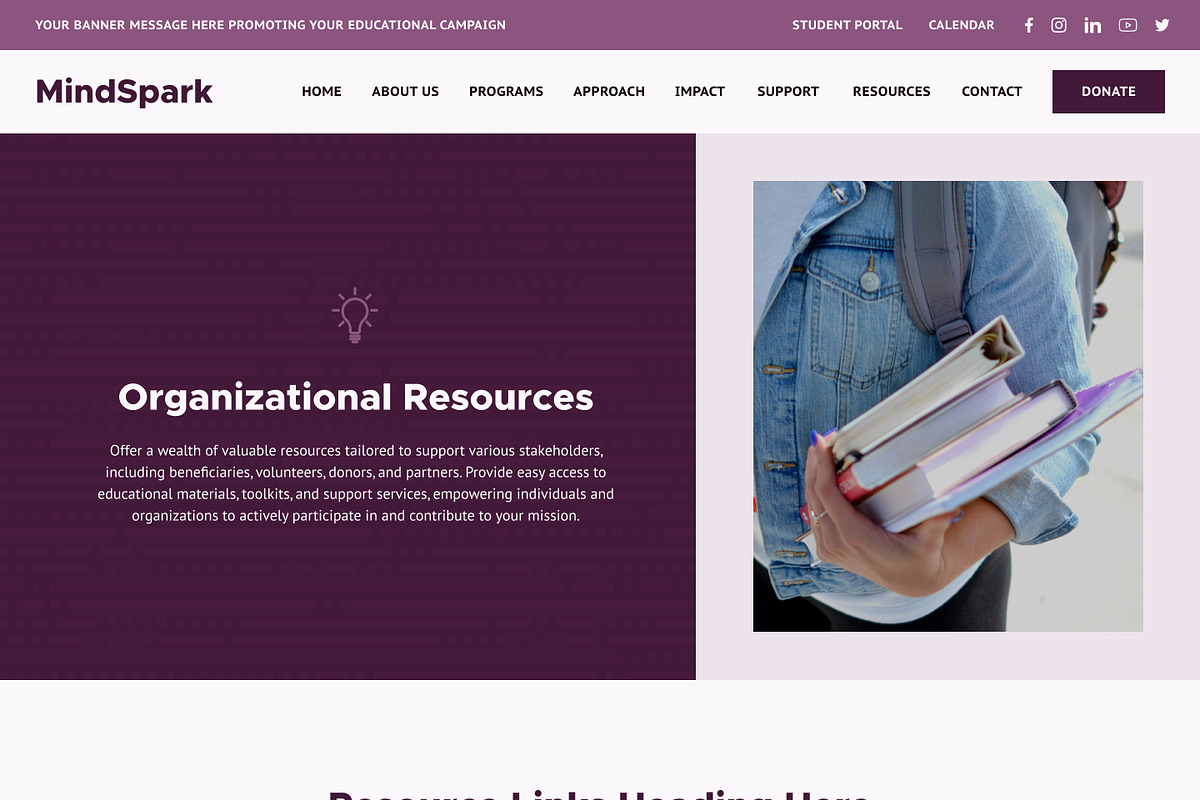 Education Showit Website Template, a WordPress Template by Studio Humankind (Photo 20 of 20)
