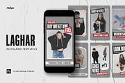 Laghar - Instagram Templates, a Social Media Template by Rakyu (Thumbnail 1 of 4)
