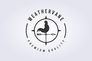 logo for countryside or rooster icon