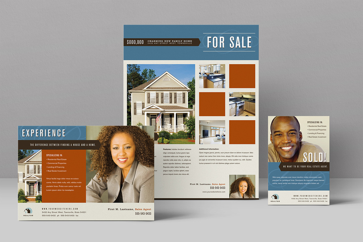 Residential Real Estate Flyer, a Flyer Template by StockLayouts (Photo 1 of 3)