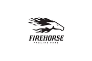 Fire Horse Illustration Vector Logo, a Branding & Logo Template by yopie (Thumbnail 3 of 3)