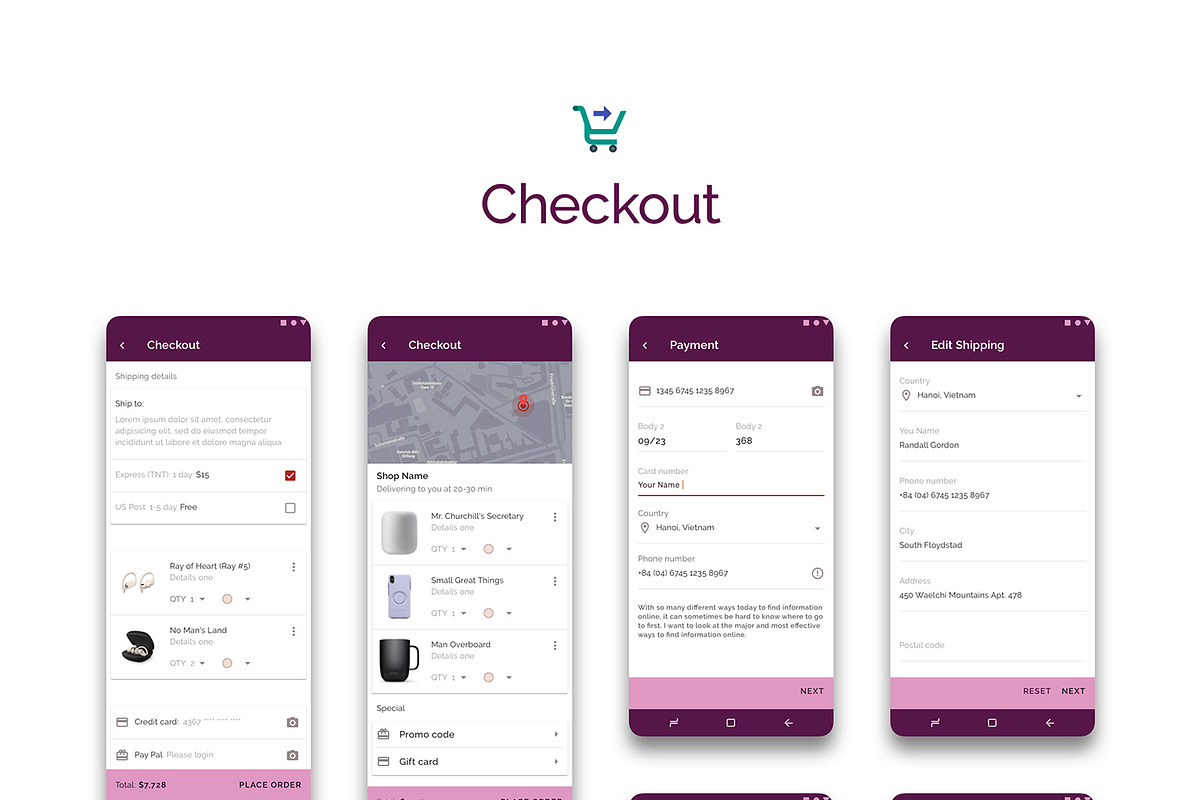 Prototype 86 - Template For Android, an UI Kit Template by App for Mobile & Website (Photo 20 of 28)