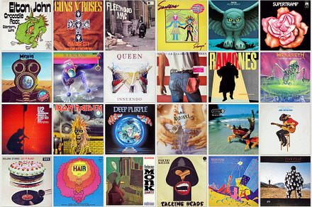 Collection of vintage vinyl records, an Arts & Entertainment Photo by BOOCYS
