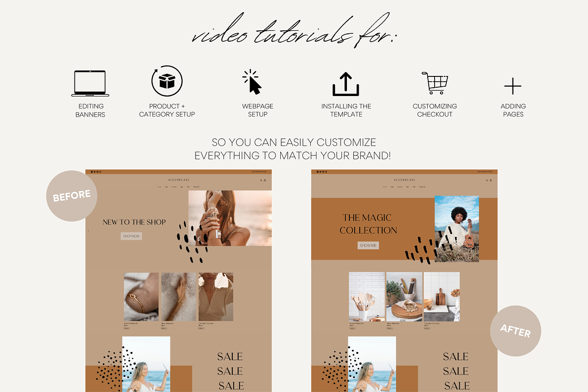 Boho Shopify Theme | Accentuate, a Templates & Theme by Easy Website Themes (Photo 7 of 8)