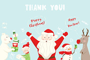 Santa and Co, an Animal Illustration by MeadowFox (Thumbnail 7 of 7)