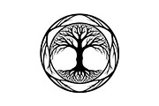 Tree of Life Circle Frame Bundle, an Illustration by Gaye Art (Thumbnail 23 of 51)