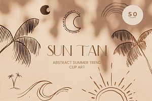 Tropical Abstract Summer Graphics