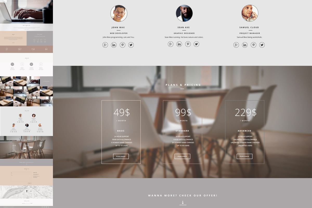 Business - One Page Template HTML, a Landing Page Template by CapitalTemplate (Photo 4 of 5)