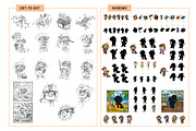 Pirate cartoon set of activity games, an Education Illustration by Ksenya Savva (Thumbnail 9 of 10)
