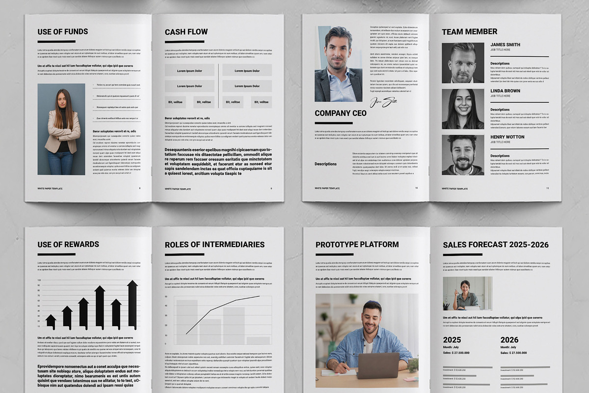 White Paper Template, a Brochure Template by ContestDesign (Photo 3 of 3)